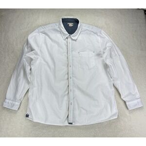 Carbon 2 Cobalt Shirt Mens XL White Button Up Casual Preppy